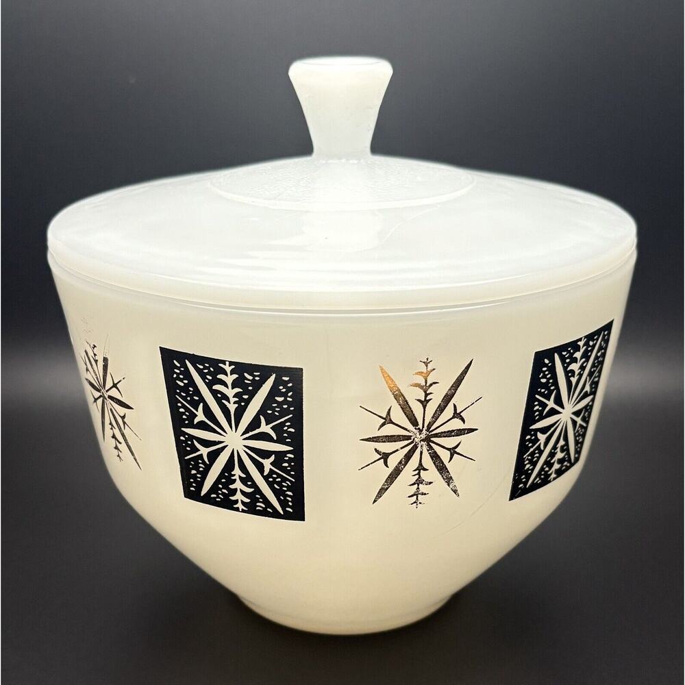 1950 Federal Atomic Starburst Casserole dish